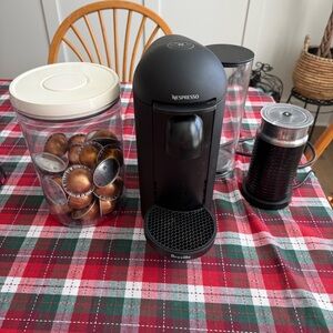 Breville Black Coffee Machine with Accessories
